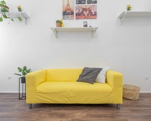 Мебель в желтых тонах – вызов стандартным решениям в Краснотурьинске - krasnoturinsk.magazinmebel.ru | фото