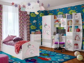 Детская комната Юниор-2 Принцесса 1 в Краснотурьинске - krasnoturinsk.magazinmebel.ru | фото