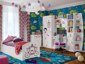 Детская комната Юниор-2 Принцесса в Краснотурьинске - krasnoturinsk.magazinmebel.ru | фото