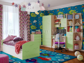 Детская комната Юниор-2 Салатовый в Краснотурьинске - krasnoturinsk.magazinmebel.ru | фото