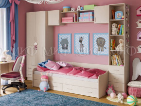 Детская комната Вега 1 Дуб беленый в Краснотурьинске - krasnoturinsk.magazinmebel.ru | фото