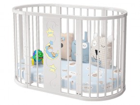 Детская кроватка белая Эстель в Краснотурьинске - krasnoturinsk.magazinmebel.ru | фото