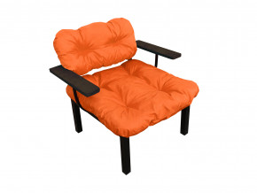 Кресло Дачное оранжевая подушка в Краснотурьинске - krasnoturinsk.magazinmebel.ru | фото