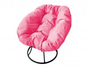 Кресло Пончик без ротанга розовая подушка в Краснотурьинске - krasnoturinsk.magazinmebel.ru | фото