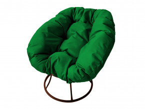 Кресло Пончик без ротанга зелёная подушка в Краснотурьинске - krasnoturinsk.magazinmebel.ru | фото - изображение 1