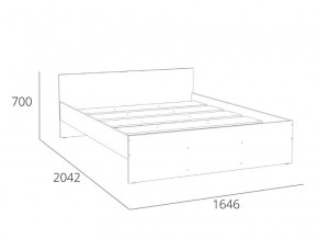 Кровать 1600 НМ 011.53 Симпл Белый Фасадный в Краснотурьинске - krasnoturinsk.magazinmebel.ru | фото - изображение 4
