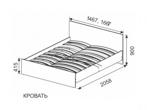 Кровать 1600х2000 ортопедическое основание в Краснотурьинске - krasnoturinsk.magazinmebel.ru | фото