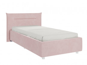 Кровать Альба 900 велюр нежно-розовый в Краснотурьинске - krasnoturinsk.magazinmebel.ru | фото