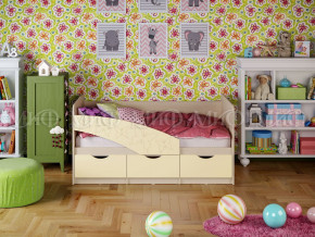 Кровать Бабочки 1800 Ваниль в Краснотурьинске - krasnoturinsk.magazinmebel.ru | фото
