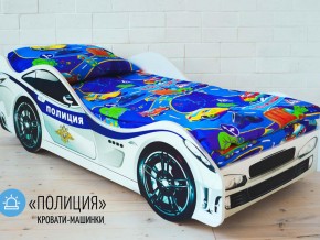 Кровать детская машина Полиции в Краснотурьинске - krasnoturinsk.magazinmebel.ru | фото - изображение 1