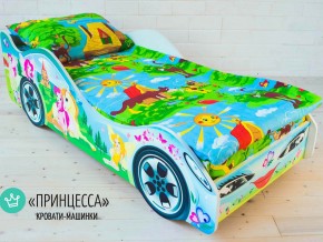 Кровать детская машинка Принцесса в Краснотурьинске - krasnoturinsk.magazinmebel.ru | фото - изображение 1