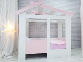 Кровать детская Теремок без ящика розовая в Краснотурьинске - krasnoturinsk.magazinmebel.ru | фото