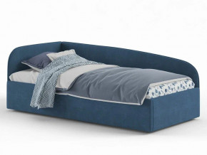 Кровать мягкая Денди на щитах синяя в Краснотурьинске - krasnoturinsk.magazinmebel.ru | фото