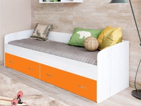 Кровать с выкатными ящиками Винтерберг, оранжевый в Краснотурьинске - krasnoturinsk.magazinmebel.ru | фото
