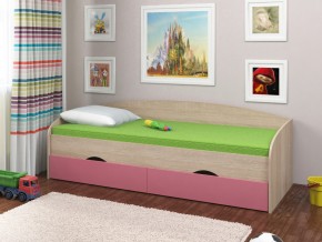 Кровать Соня 2 сонома-розовый в Краснотурьинске - krasnoturinsk.magazinmebel.ru | фото