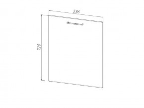 П 60 Комплект для посудомоечной машины 600 мм (цоколь + фасад) ЛДСП в Краснотурьинске - krasnoturinsk.magazinmebel.ru | фото