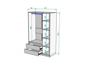 Шкаф Malta light H298 Белый в Краснотурьинске - krasnoturinsk.magazinmebel.ru | фото - изображение 2