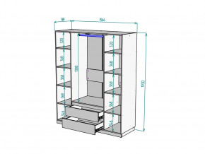 Шкаф Malta light H302 Белый в Краснотурьинске - krasnoturinsk.magazinmebel.ru | фото - изображение 2