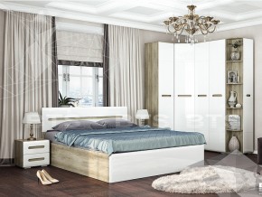 Спальня Наоми с угловым шкафом в Краснотурьинске - krasnoturinsk.magazinmebel.ru | фото - изображение 1