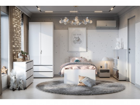 Спальня Токио Белый текстурный в Краснотурьинске - krasnoturinsk.magazinmebel.ru | фото - изображение 8